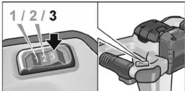 Flex MXE 18.0-EC - Regulating the speed - 1