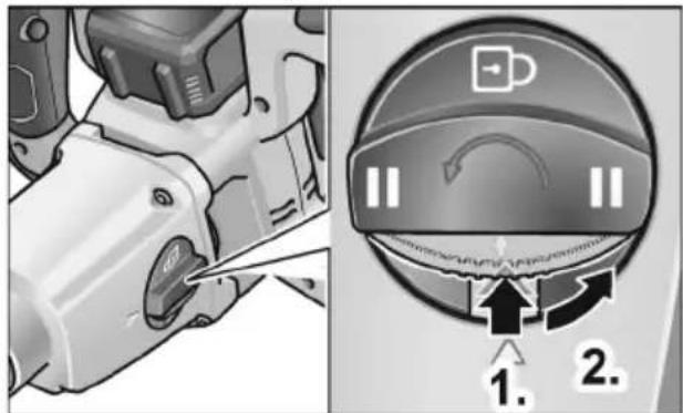Flex MXE 18.0-EC - Keuze van de versnelling - 1