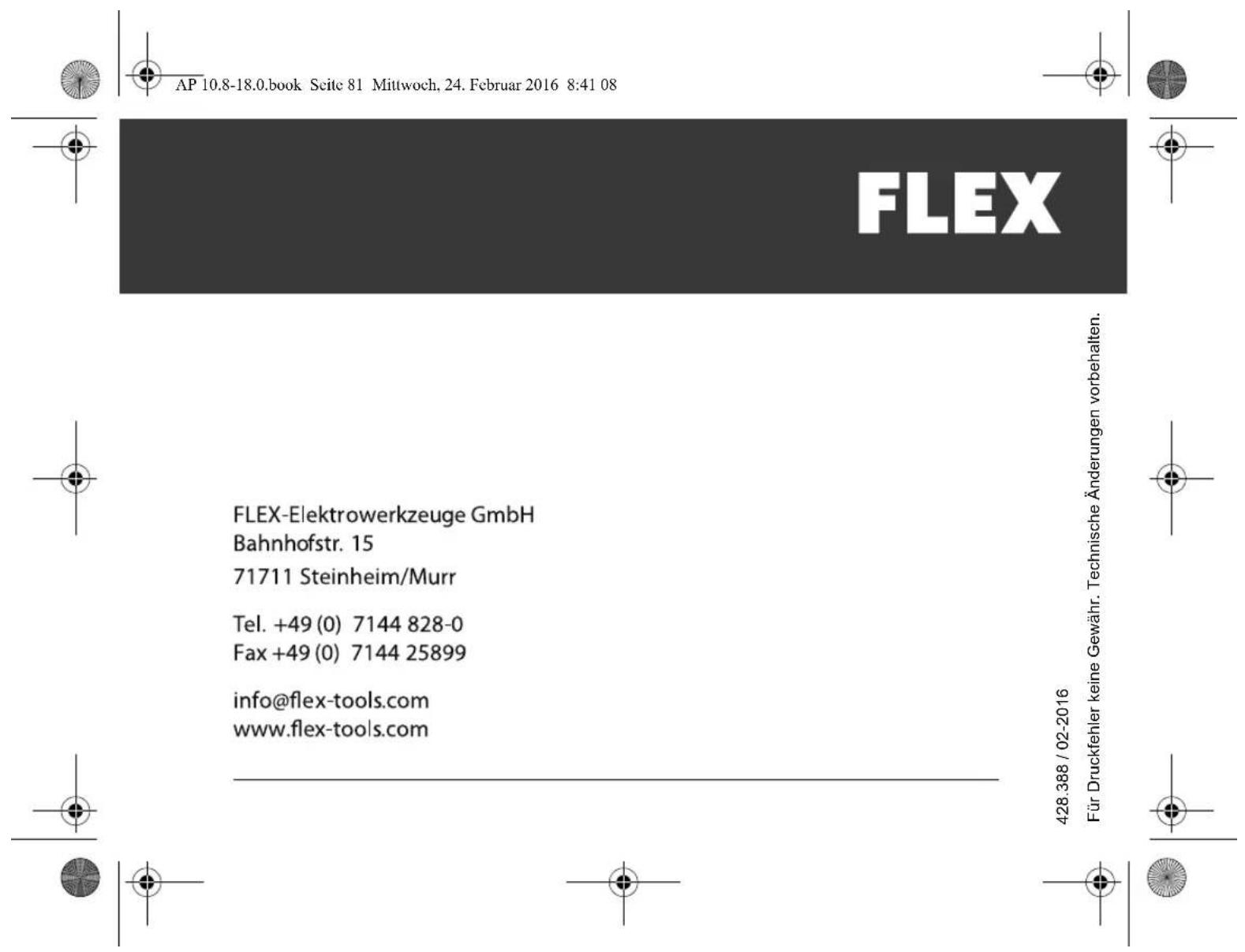 Flex AP18.0/5.0 - NOTE - 12