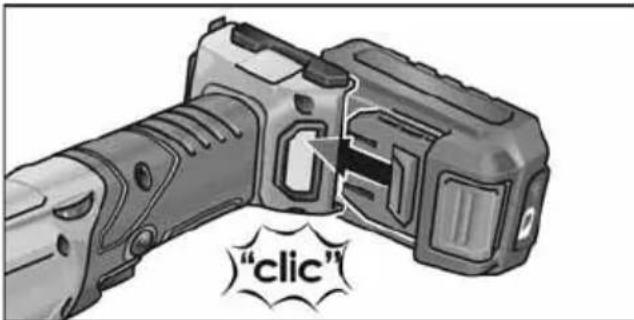 Flex PE 150 18.0-EC - Introducción/cambio de la batería - 1