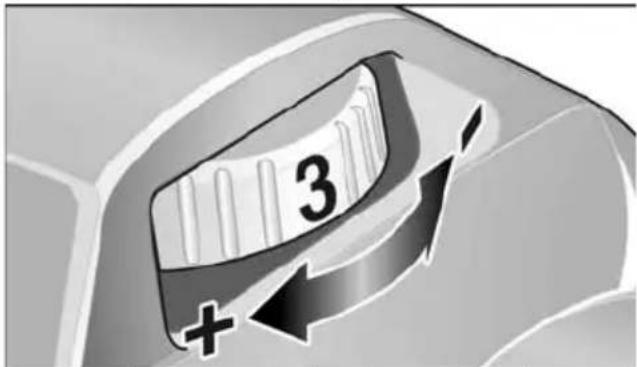 Flex LD 15-10 125 - Nastawianie liczby obrotów (LDE 15-10 125 R) - 1