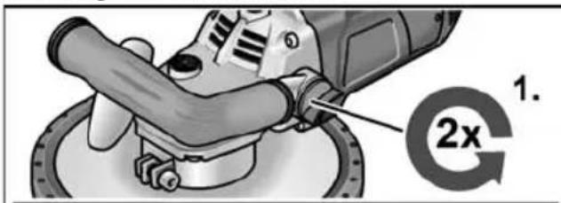 Flex LD 24-6 180 - Handgriff einstellen - 1