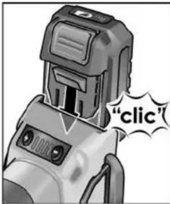 Flex LB 125 18.0-EC - Introducción/cambio de la batería - 1