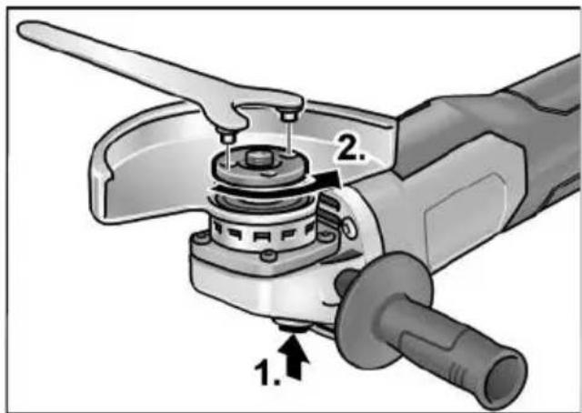 Flex LB 125 18.0-EC - Irankio tvirtinimas/keitimas - 1