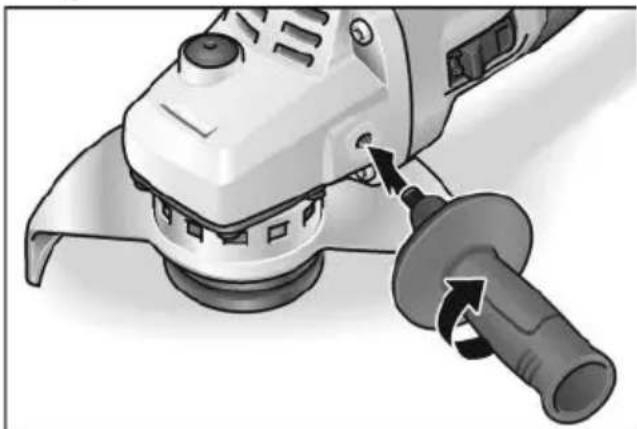 Flex LB 125 18.0-EC - Paigaldada käepide - 1