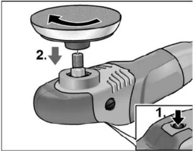 Flex PE 14-2 150 - Крепление приспособления для фиксации инструмента - 1
