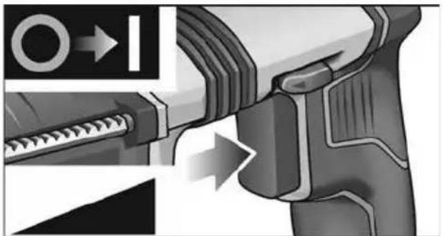 Flex CHE 2-26 18.0-EC - Enclencher l'appareil électrique - 1