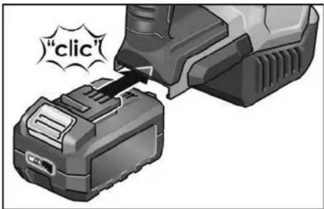 Flex CHE 2-26 18.0-EC - Akku einsetzen/wechseln - 1