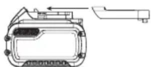 DEWALT DCH172 - FLEXVOLT™-akun kuljetus - 1