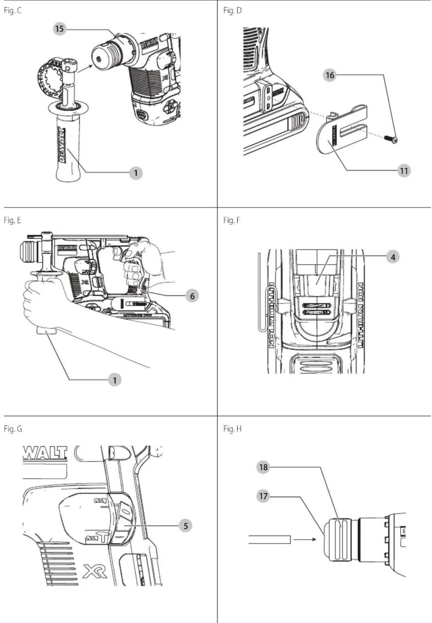 DEWALT DCH172 - 4