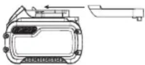 DEWALT DCC1018 - Transport af FLEXVOLT™ batteri - 1