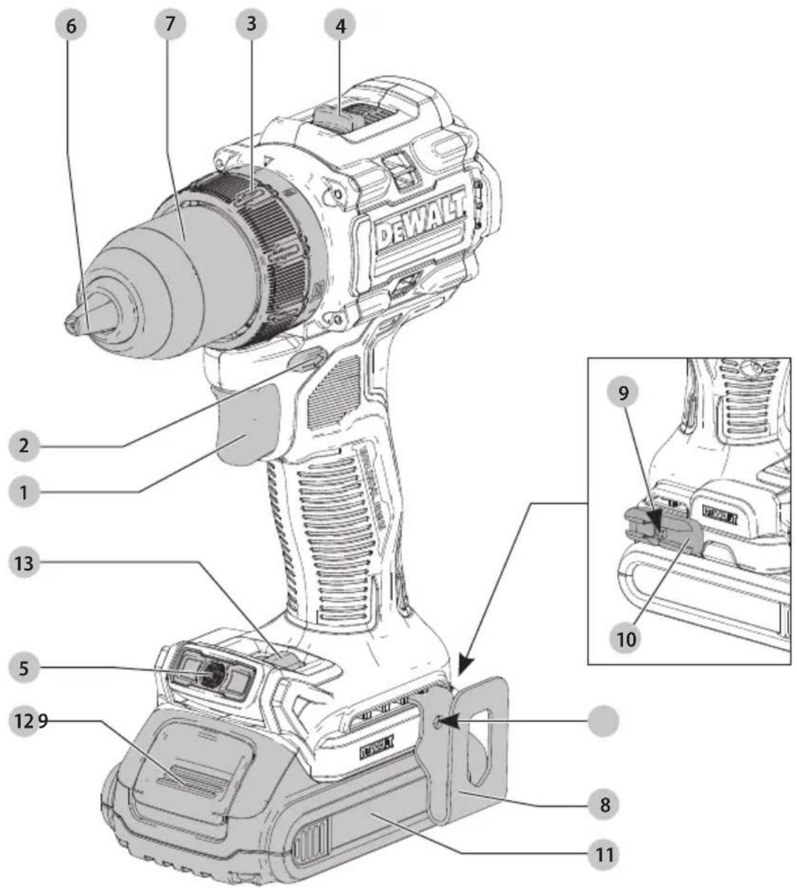 DEWALT DCD805 - 1