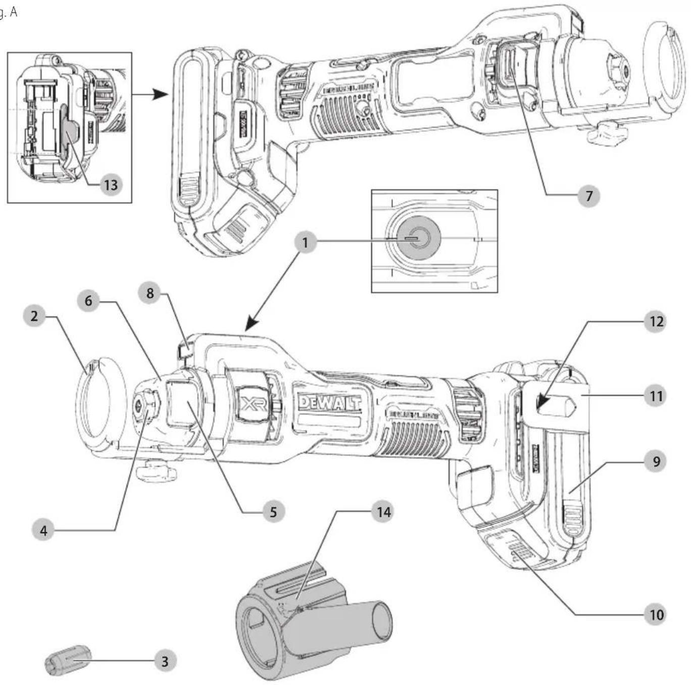 DEWALT DCE555 - 1