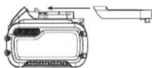 DEWALT DCE555 - De FLEXVOLT™-accu vervoeren - 1