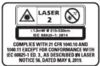 DEWALT DCE825D1G18 - Varoitustarrat - 6