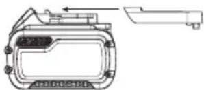 DEWALT DCF922 - Transportar a bateria FLEXVOLT - 1