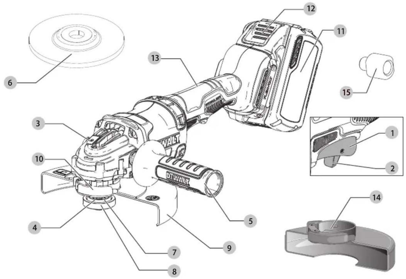 DEWALT DCG440 - 1