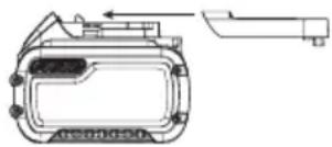 DEWALT DCH775 - Transport de la batterie FLEXVOLT™ - 1