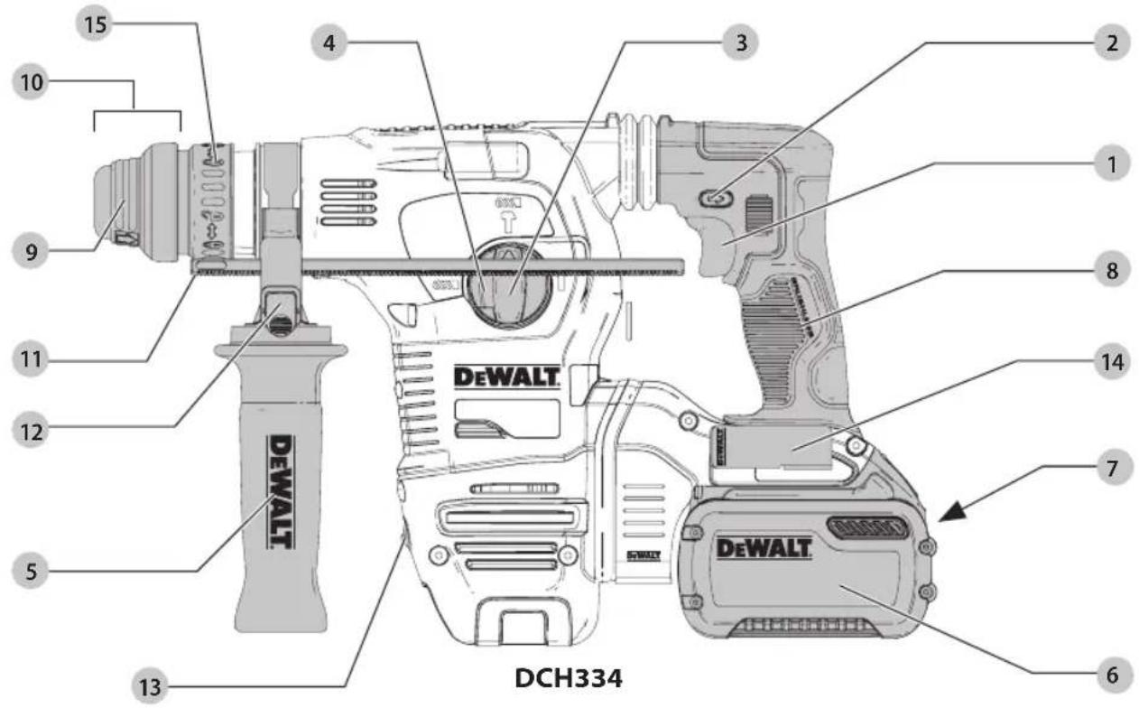 DEWALT DCH334 - 2