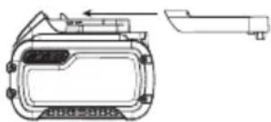 DEWALT DCH832 - FLEXVOLT™-akun kuljetus - 1