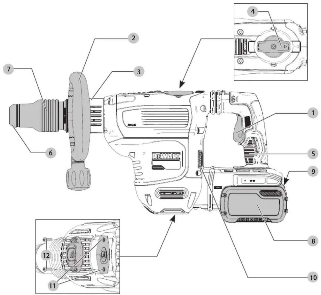 DEWALT DCH832 - 1