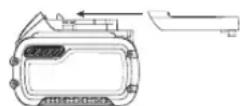 DEWALT DCS365 - Μεταφορα της Μπαταριας FLEXVOLT™ - 1