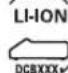 DEWALT DCS365 - Merking på laderen og batteripakken - 11