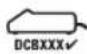 DEWALT DCS572 - Labels op de oplader en accu - 9