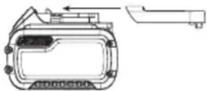 DEWALT DCS377 - Μεταφορα της Μπαταριας FLEXVOLT™ - 1