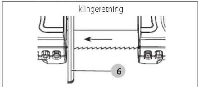 DEWALT DCS377 - Isætning og fjernelse af klinger - 1