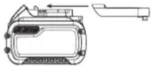 DEWALT DCS438 - Transportar a bateria FLEXVOLT™ - 1