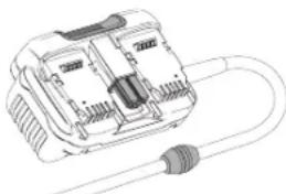 DEWALT DHS780 - Limpar a fonte de alimentação com fio DCB500 - 1