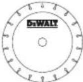 DEWALT DWE4347 - Informações adicionais sobre protecções e acessórios - 20