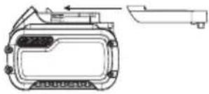DEWALT DWH161 - Μεταφορα της Μπαταριας FLEXVOLT™ - 1
