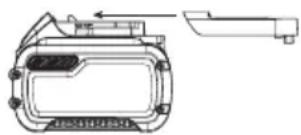 DEWALT DWH161 - De FLEXVOLT™-accu vervoeren - 1