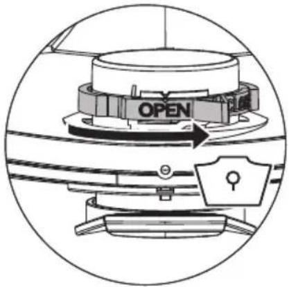 Starmix ISC Compact M-1650 - Operating the rotary slide - 1