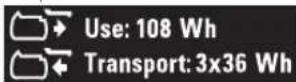 DEWALT DCS727 - Transport af FLEXVOLT™ batteri - 2
