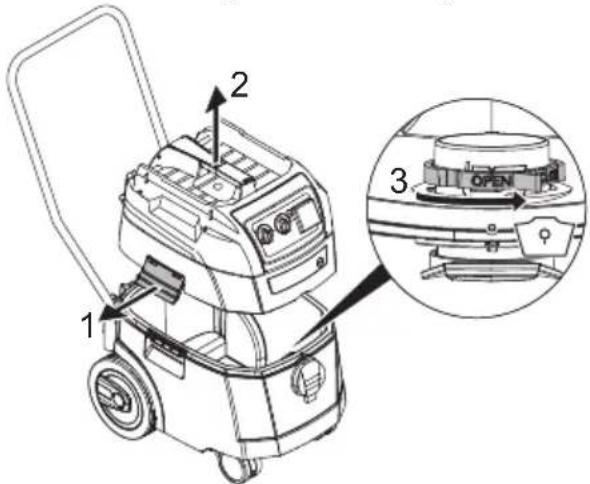 Starmix ISP iPulse M-1635 - Bedienung des Drehschiebers - 1