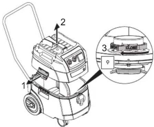 Starmix ISP iPulse M-1635 - Bedienung des Drehschiebers - 1