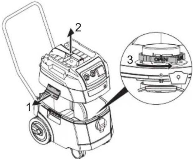 Starmix ISP iPulse L-1635 - Använda skjutomkopplaren - 1