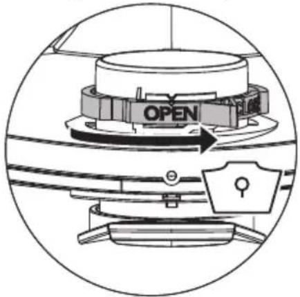 Starmix ISC L-1625 - Anvendelse af drejeventilen - 1