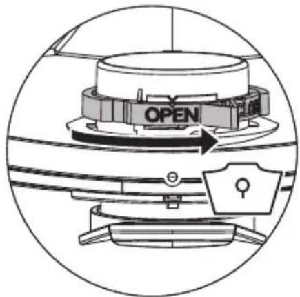 Starmix ISC L-1625 - Bediening van de draaischuif - 1