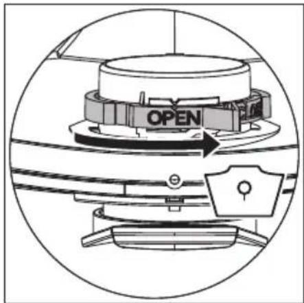 Starmix ISC L-1625 - Bedienung des Drehschiebers - 1