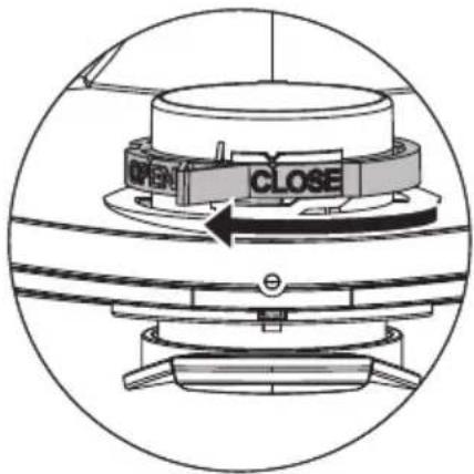 Starmix ISC L-1625 - Anvendelse af drejeventilen - 1