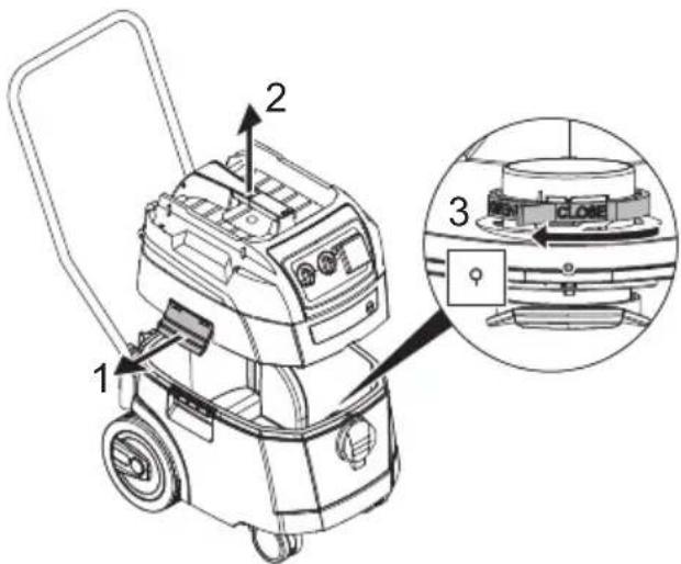 Starmix ISP iPulse H-1635 - Rukovanje rotacionim klizačem - 1