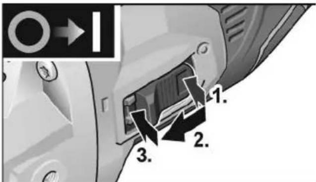 Flex LBE 125 18.0-EC - Continuous operation with engaged switch rocker - 1