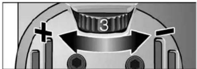 Flex RE 16-5 115 - Preselección de la velocidad de giro - 1
