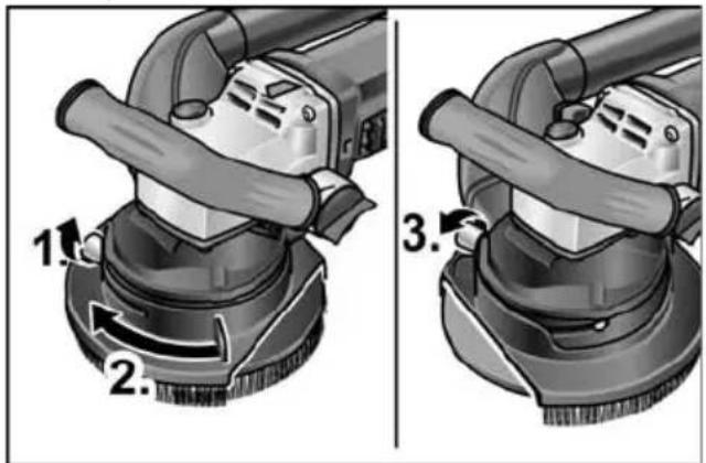 Flex RE 16-5 115 - Cuando se utiliza la cubierta de protección - 1