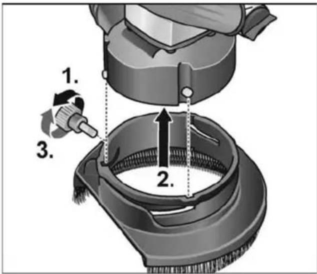 Flex RE 16-5 115 - Fastgør beskyttelsesskærmen - 1