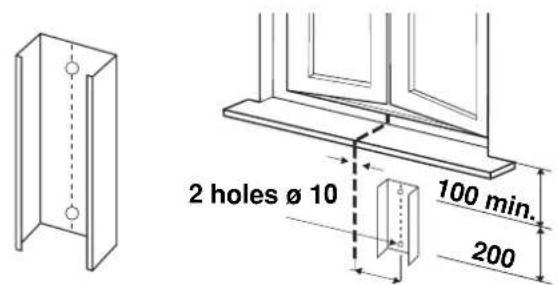 Swegon AirBlue Ulisse 13 DCI ECO - SUPPLEMENTARY SUPPORT GUIDE KIT FOR OUTDOOR UNIT - 1
